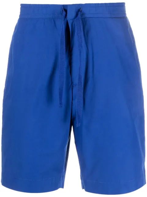 Officine Generale Joaquim drawstring-waist cotton shorts Blue S23MSHT803