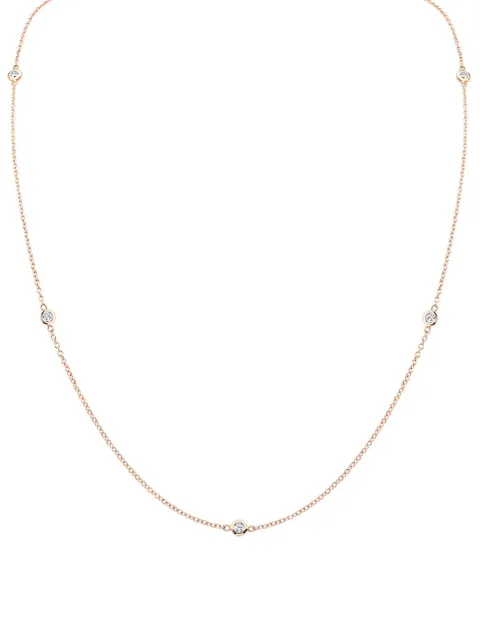 Pragnell 18kt rose gold Sundance diamond necklace Gold CR2329