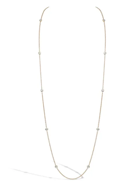 Pragnell 18kt rose gold Sundance diamond necklace Pink SND0007