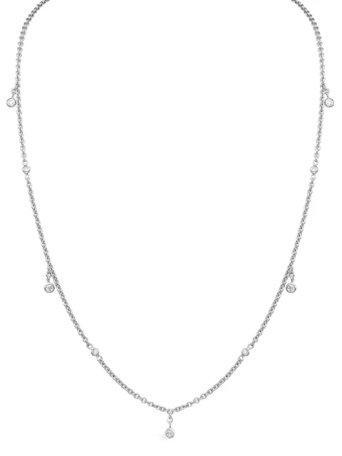 Pragnell 18kt white gold Sundance diamond charm necklace Silver SND0001