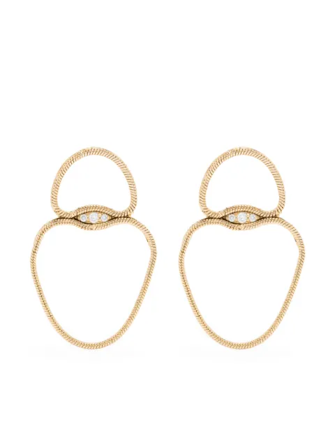 Fernando Jorge 18kt yellow gold Fluid Diamonds earrings Gold 43200600210000