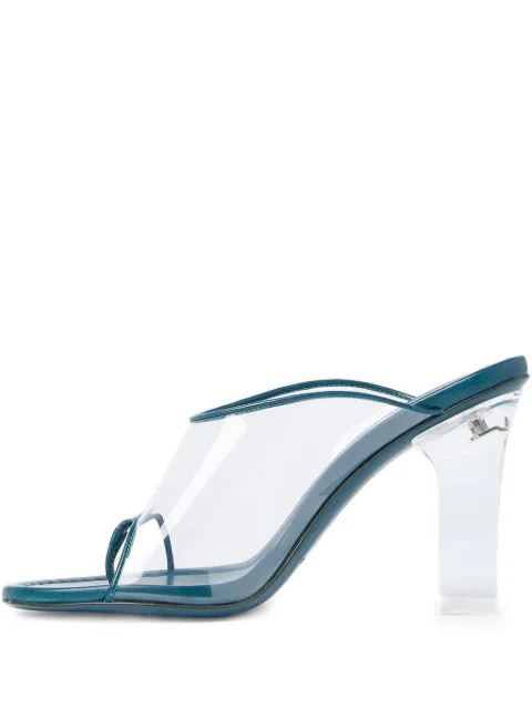 Honey Fucking Dijon transparent-design sandals Blue HFD07SH502
