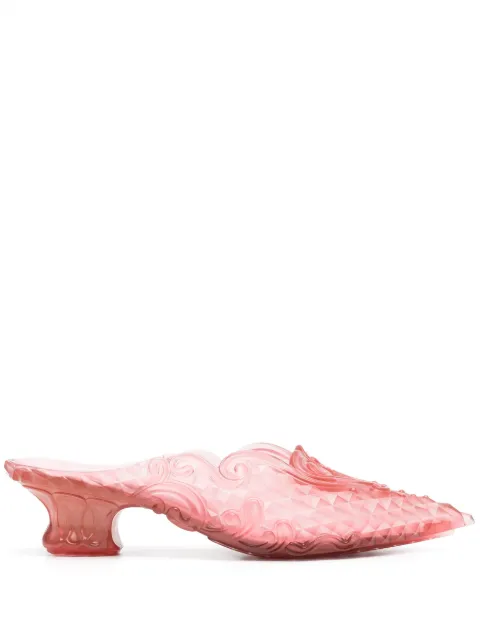 Y/Project x Melissa 40mm Court mules Pink 33387