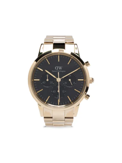 Daniel Wellington Iconic Chronograph Link 42mm Black DW00100641
