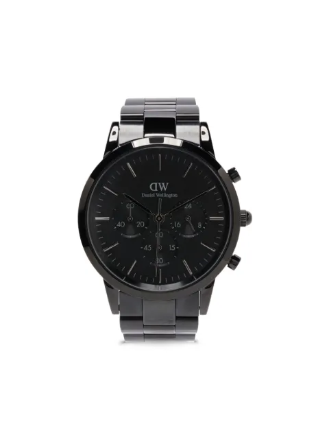 Daniel Wellington Iconic Chronograph Link 42mm Black DW00100642
