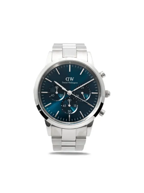 Daniel Wellington Iconic Link Chronograph 42mm Blue DW00100644