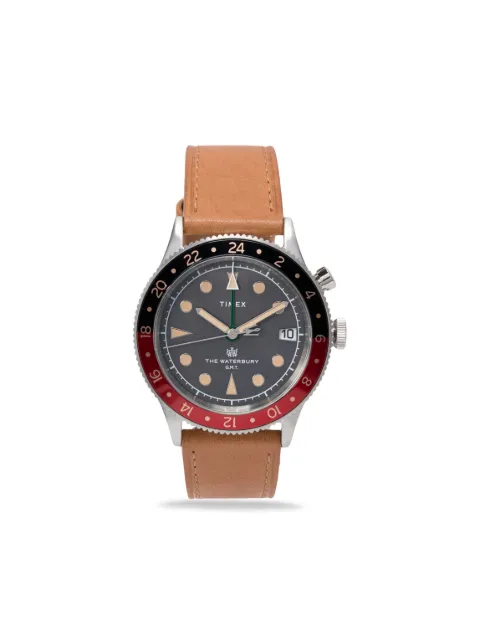 TIMEX Waterbury Traditional GMT 39mm Brown TW2V74000
