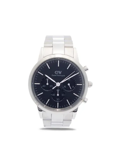 Daniel Wellington Iconic Link Chronograph 42mm Black DW00100645