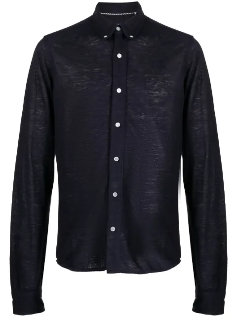 Private Stock The Drevet long-sleeve shirt Blue PS02ADW19