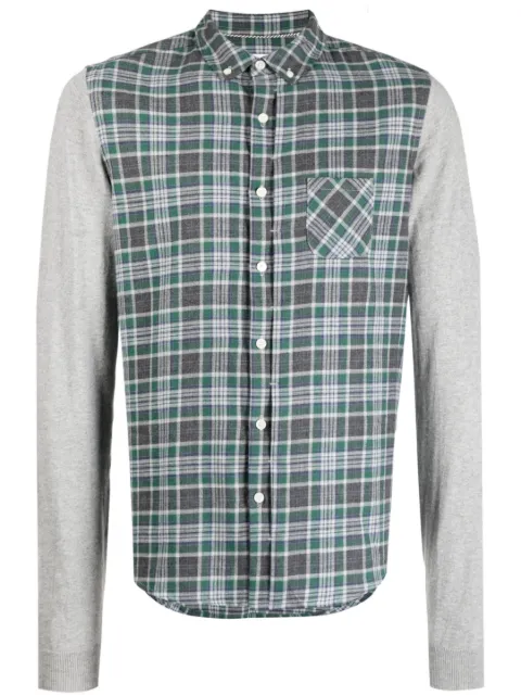 Private Stock The Sebastien check-print shirt Green PS02ADW08C