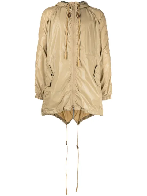 Private Stock The Demarchelier drawstring-hood jacket Brown PS02ADX26B
