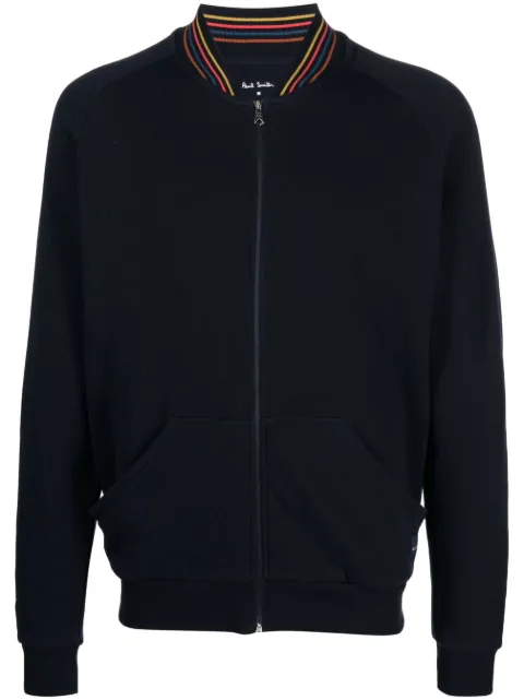Paul Smith stripe-detail cotton jacket Blue M1A540MAU807B