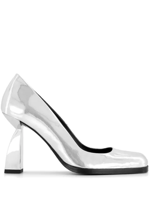 Nodaleto Angel N 90mm leather pumps Silver NO1297110ANGELNSILVERSPECCHIO