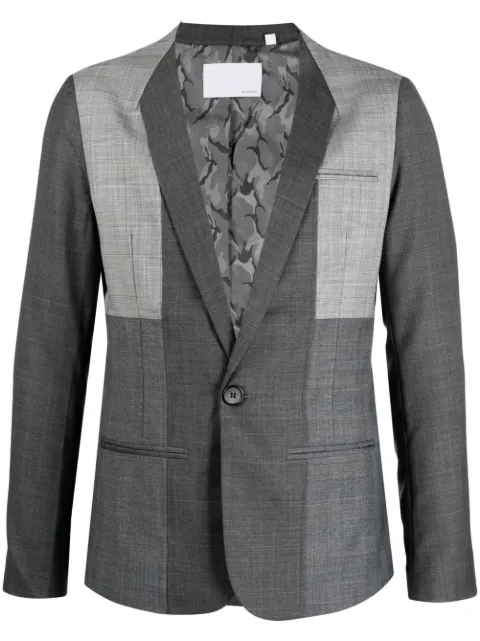 Private Stock The Martel shawl-lapels blazer Grey PS02ADX02A