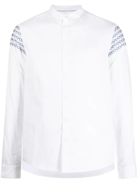 Private Stock The Romain embroidered-design shirt White PS02ADW04A