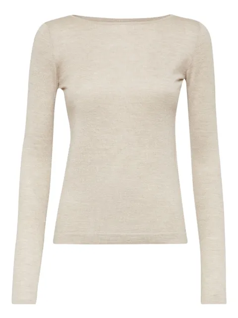 Brunello Cucinelli cashmere-blend jumper Neutrals M41800008C067