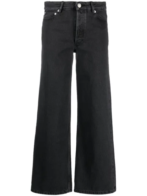 A.P.C. mid-rise cropped jeans Black COGEXF09181