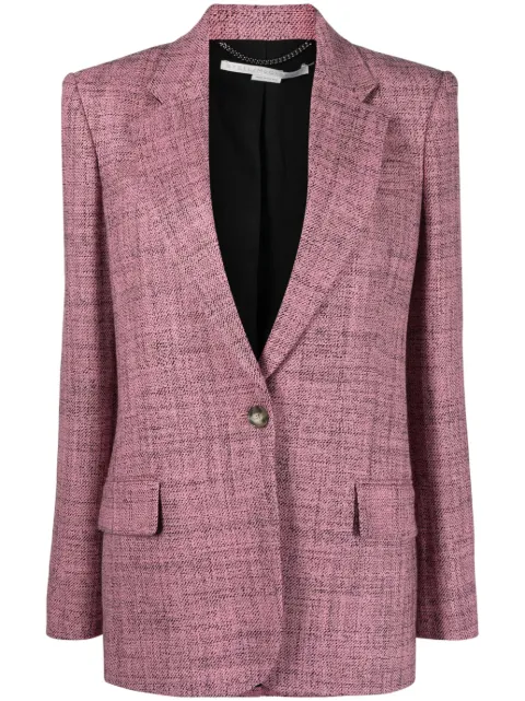 Stella McCartney single-breasted wool blazer Pink 6500693CJ700