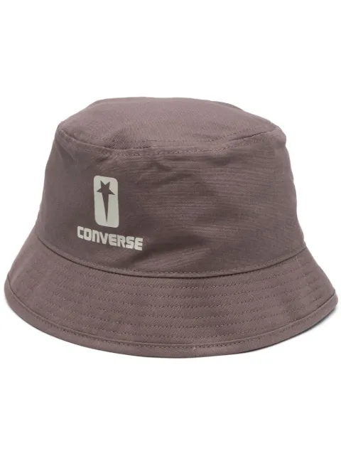 Converse x DRKSHDW logo-print bucket hat Brown DC01CX090100R0