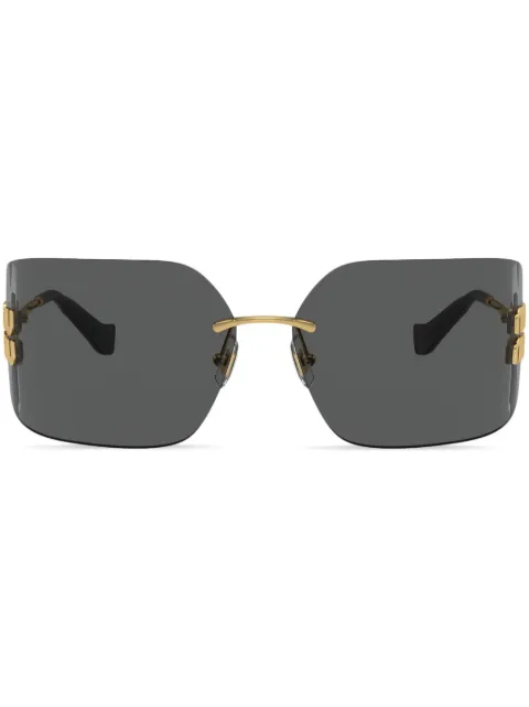 Miu Miu Eyewear Runway frameless sunglasses Gold SMU54YC080E5AK