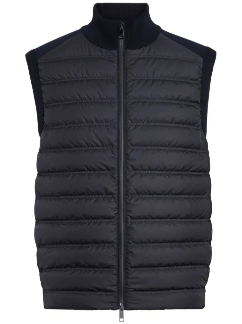 Zegna High Performance wool vest Blue UCM99A6CCT132