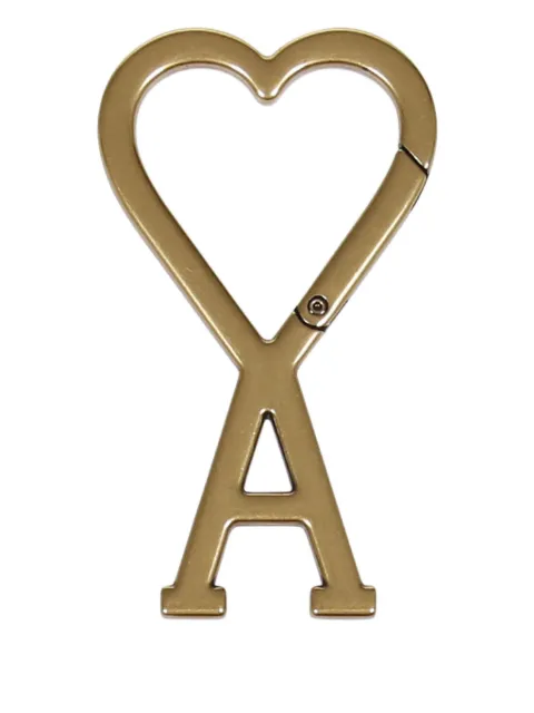 AMI Paris Ami De Coeur hook keyring Gold H26UKR907369