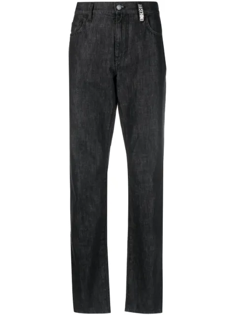 Moschino dark-wash slim-fit jeans Black A03265222