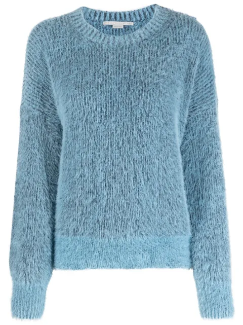 Stella McCartney crew-neck knitted jumper Blue 6K04673S2416