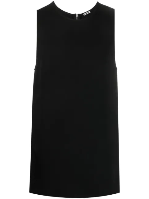 Jil Sander half-zip long tank top Black J21TD0006J65115