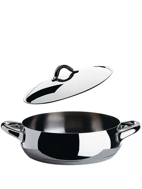Alessi low stainless steel casserole pot (28cm) Silver SG20024CC