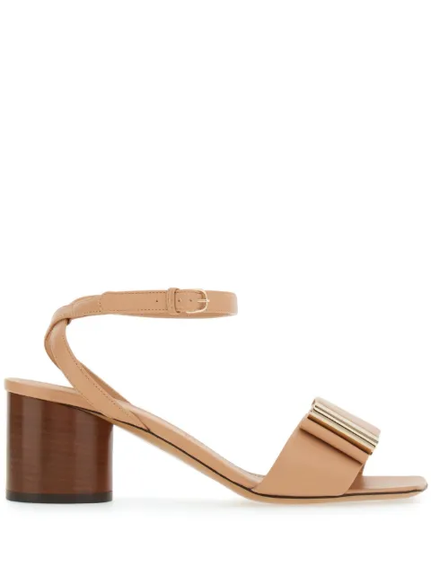 Ferragamo 55mm bow-detailing sandals Neutrals 763191