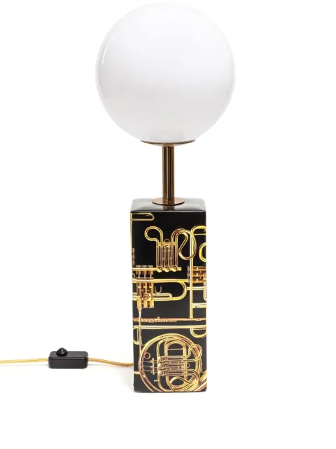 Seletti Trumpets circular table lamp Black 15251