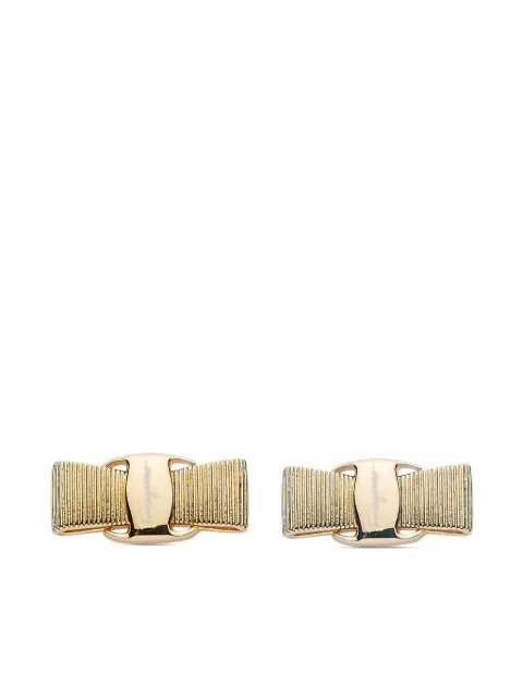 Ferragamo Vara bow earrings Gold 998984
