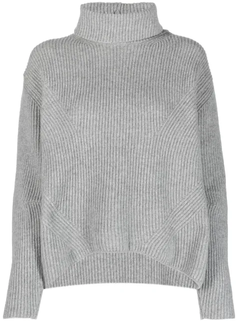 PINKO roll-neck ribbed jumper Grey 102247A1CHII2