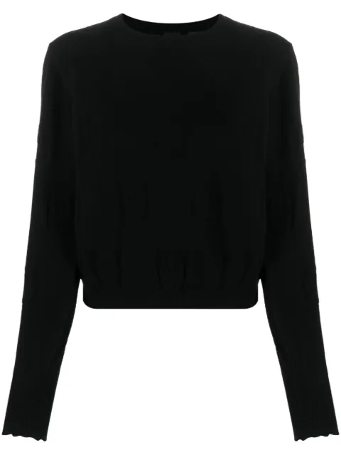 PINKO crew-neck cashmere jumper Black 101498A0ZYZ99