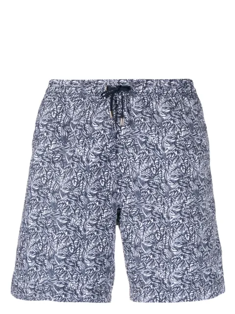 Sunspel graphic-print swim shorts Blue MSHR3705P