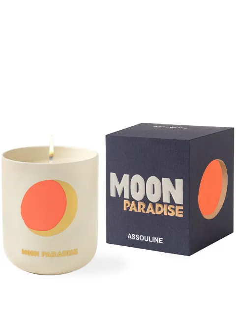 Assouline Moon Paradise - Travel from Home candle (319g) Neutrals 882664004613