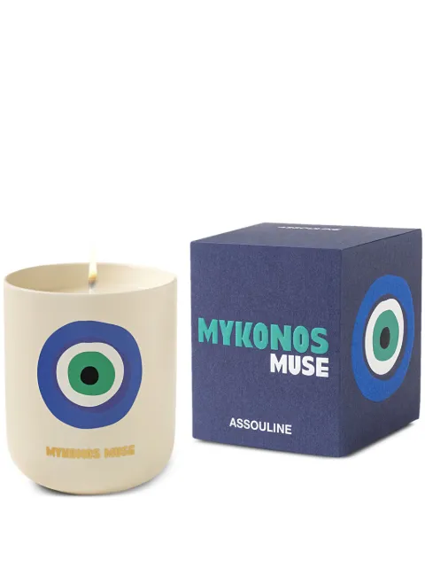 Assouline Mykonos Muse - Travel from Home candle (319g) Neutrals 882664004569