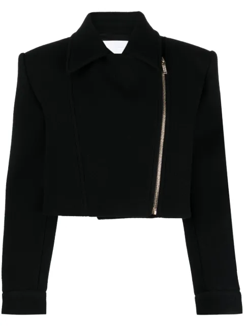 Genny cropped zipped jacket Black 75AJS975N0273