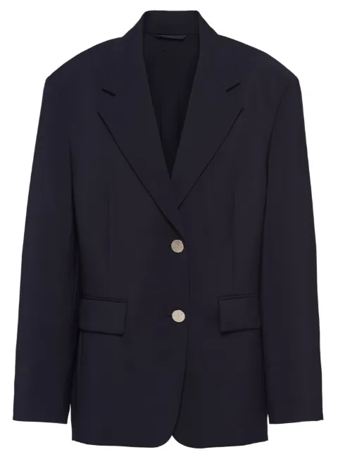 Prada single-breasted wool blazer Blue P573NS23113C6