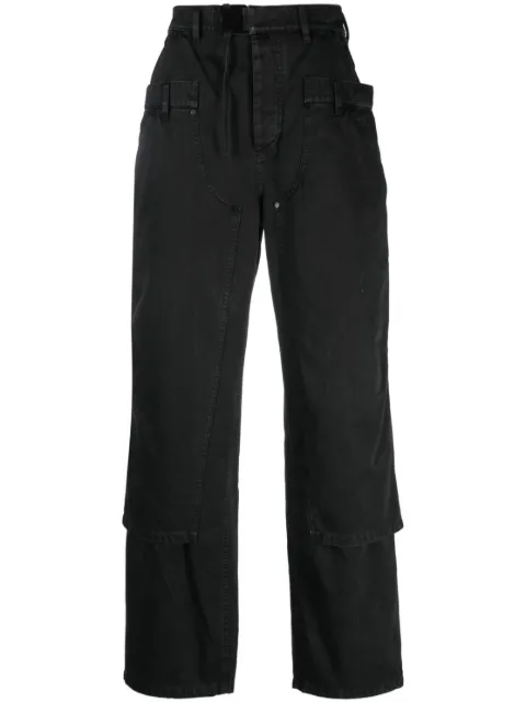 032c Double Shift cotton utility trousers Grey SS23W3070