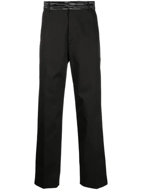Missoni straight-leg chino trousers Black US23WI05BW00OU