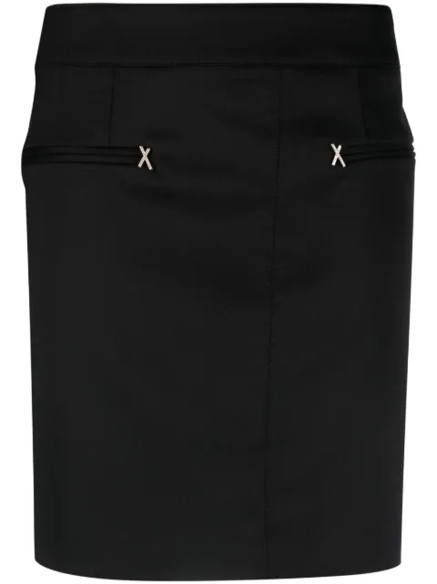 Genny crystal-embellished detail skirt Black 75AJE391N0062