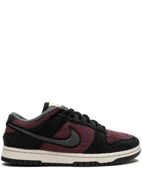 Nike Dunk Low "Fleece Pack - Burgundy Crush" sneakers Black DQ7579