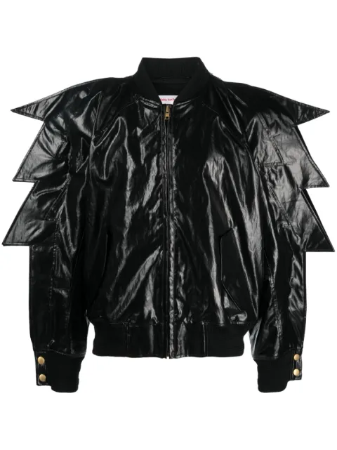 Walter Van Beirendonck Zeus oversized bomber jacket Black 1002