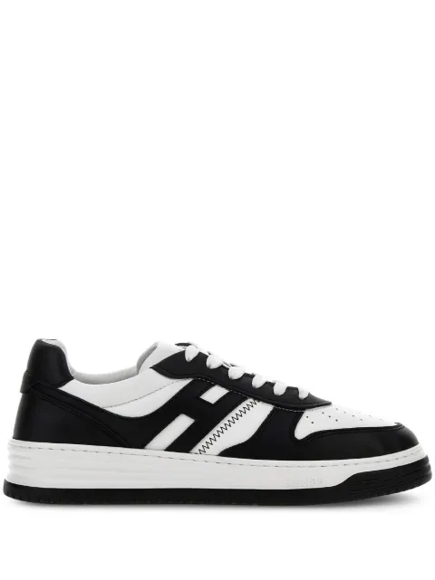 Hogan H630 perforated low-top sneakers Black HXM6300EU50R37