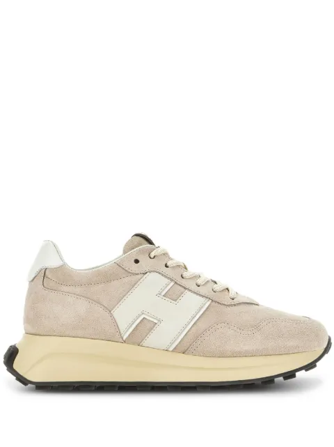 Hogan H641 suede low-top sneakers Neutrals HXW6410EH41SCJ