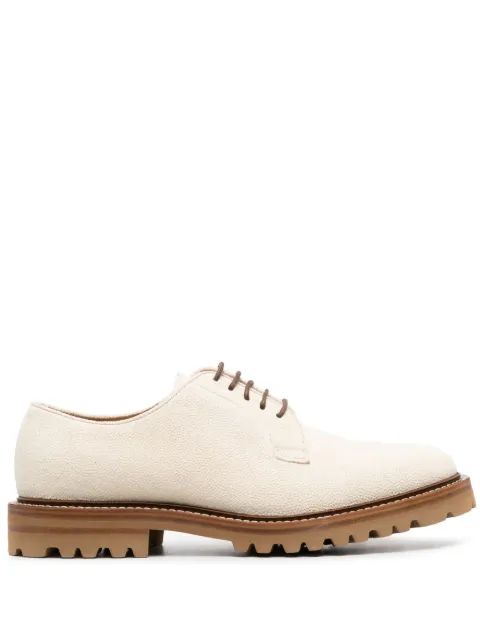 Brunello Cucinelli lace-up leather derby shoes Neutrals MZUNUSG792C6293