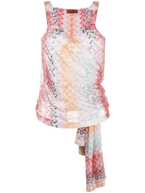 Missoni knot-detail knitted top Pink MS23SQ1XBR00NB