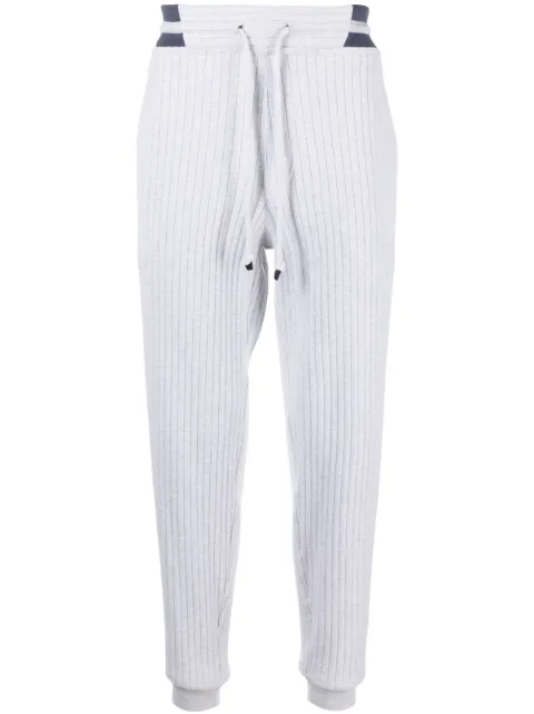 Brunello Cucinelli corduroy cotton track pants Grey MTU203208GCII58